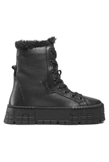 Tamaris Боти 1-26841-29 Black Leather 003 - Mera.bg