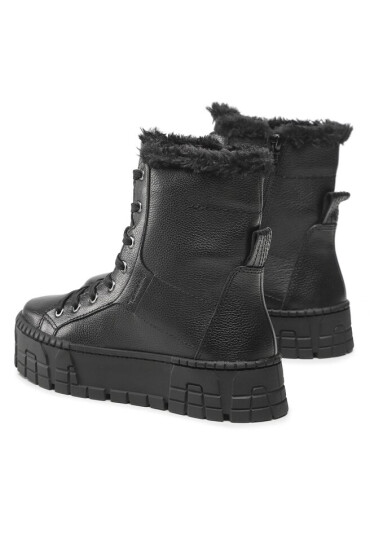 Tamaris Боти 1-26841-29 Black Leather 003 - Mera.bg