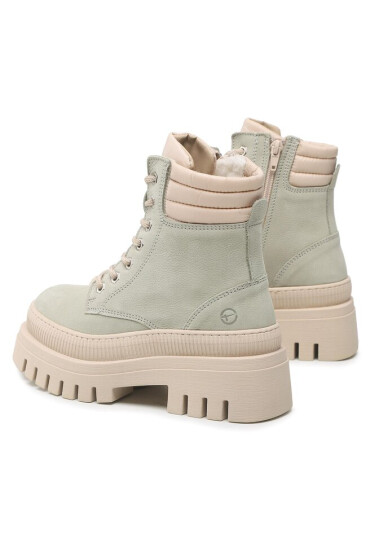 Tamaris Боти 1-26897-39 Lt Olive/Ivory 773 - Mera.bg