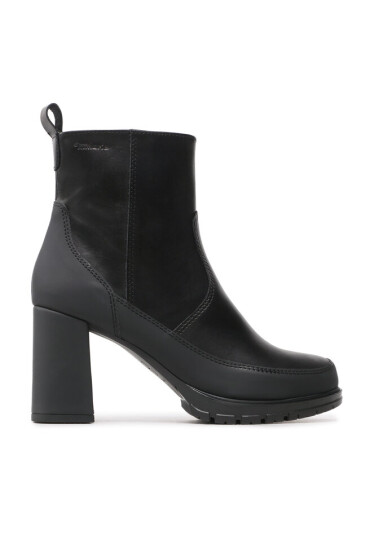 Tamaris Боти 1-25454-39 Black Leather 003 - Mera.bg