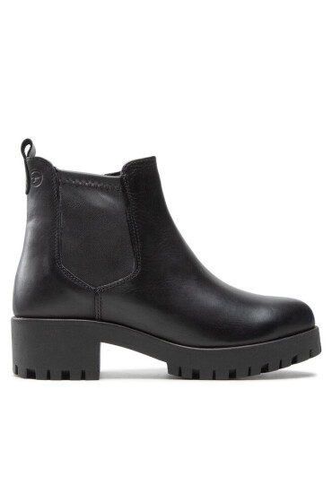 Tamaris Боти 1-25495-29 Black Leather 003 - Mera.bg