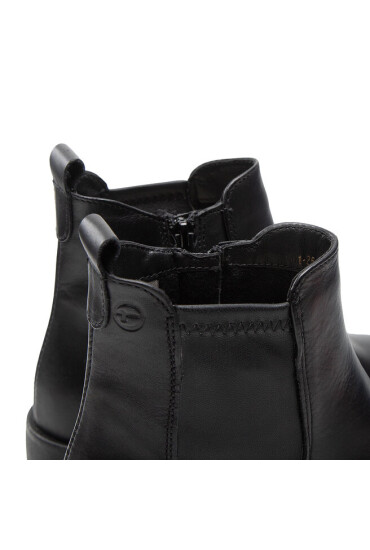 Tamaris Боти 1-25495-29 Black Leather 003 - Mera.bg