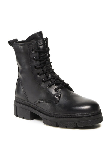 Tamaris Боти 1-25203-29 Black Leather 003 - Mera.bg
