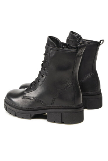 Tamaris Боти 1-25203-29 Black Leather 003 - Mera.bg
