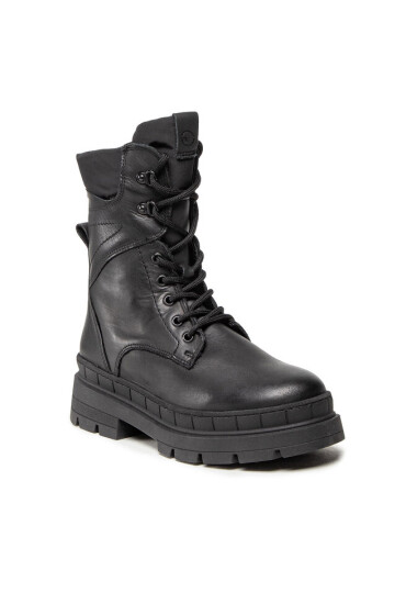 Tamaris Боти 1-25209-29 Black Leather 003 - Mera.bg
