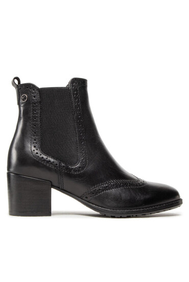 Tamaris Боти 1-25005-29 Black Leather 003 - Mera.bg