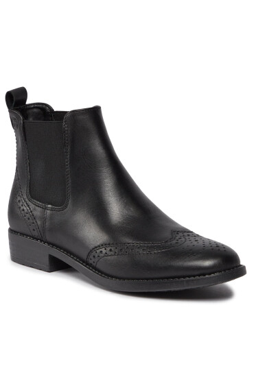 Tamaris Боти тип челси 1-25033-41 Black 001 - Mera.bg