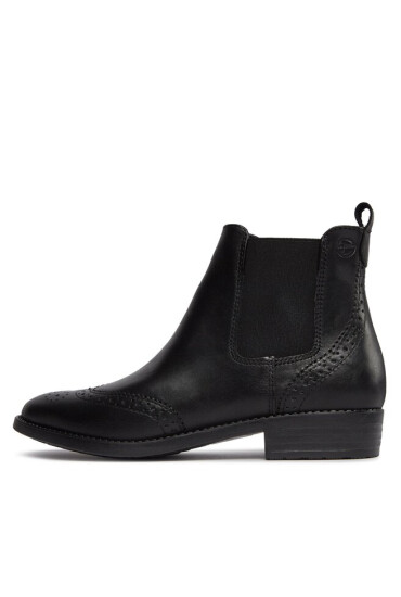 Tamaris Боти тип челси 1-25033-41 Black 001 - Mera.bg