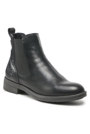 Tamaris Боти тип челси 1-25312-29 Black 001 - Mera.bg