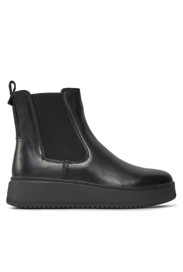 Tamaris Боти тип челси 1-25403-41 Black Leather 003 - Mera.bg
