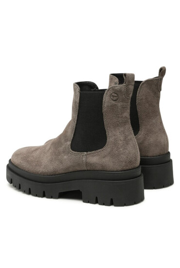 Tamaris Боти тип челси 1-25492-41 Grey Suede 201 - Mera.bg