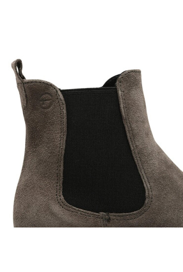 Tamaris Боти тип челси 1-25492-41 Grey Suede 201 - Mera.bg