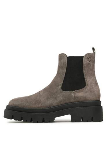 Tamaris Боти тип челси 1-25492-41 Grey Suede 201 - Mera.bg
