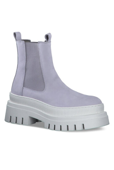 Tamaris Боти тип челси 1-25494-20 Lilac/Offwhite 511 - Mera.bg