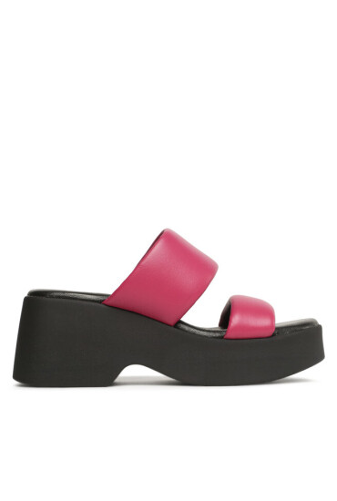 Tamaris Чехли 1-27227-20 Fuxia/Black 519 - Mera.bg