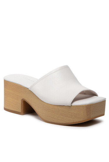 Tamaris Чехли 1-27243-38 Whiite Leather 117 - Mera.bg