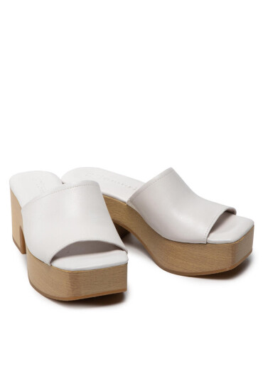 Tamaris Чехли 1-27243-38 Whiite Leather 117 - Mera.bg