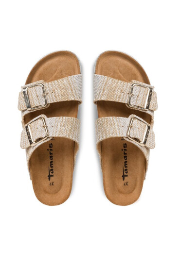 Tamaris Чехли 1-27533-20 Jute White 108 - Mera.bg