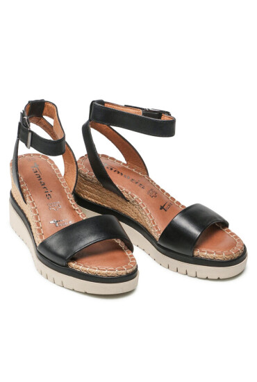Tamaris Еспадрили 1-28310-28 Black 001 - Mera.bg