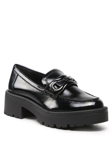 Tamaris лоуфъри с дебела подметка 1-24714-29 Black Patent 018 - Mera.bg