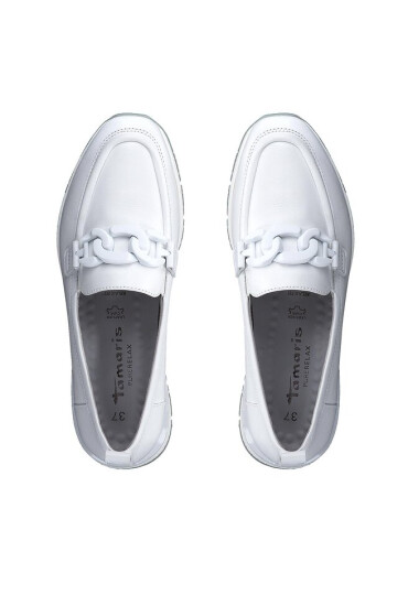 Tamaris Обувки 1-24711-30 White Leather 117 - Mera.bg