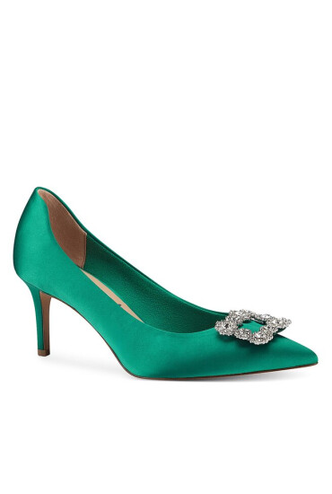 Tamaris Обувки на ток 1-22430-20 Green Satin 726 - Mera.bg