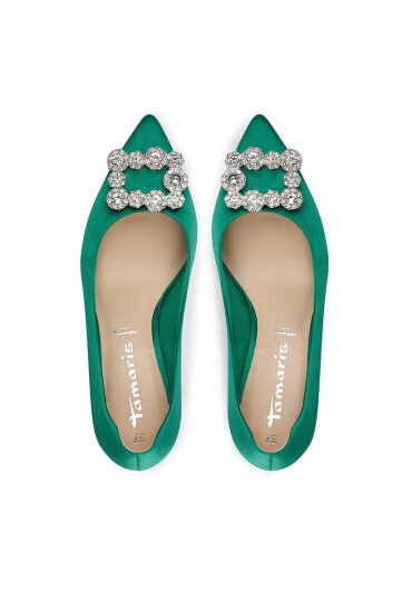 Tamaris Обувки на ток 1-22430-20 Green Satin 726 - Mera.bg