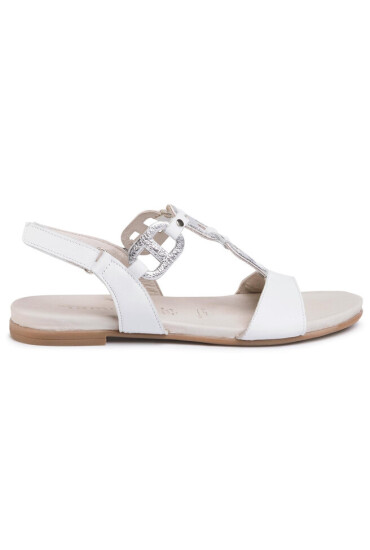 Tamaris Сандали 1-28163-24 White/Silver 191 - Mera.bg
