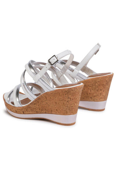 Tamaris Сандали 1-28009-24 White/Silver 191 - Mera.bg