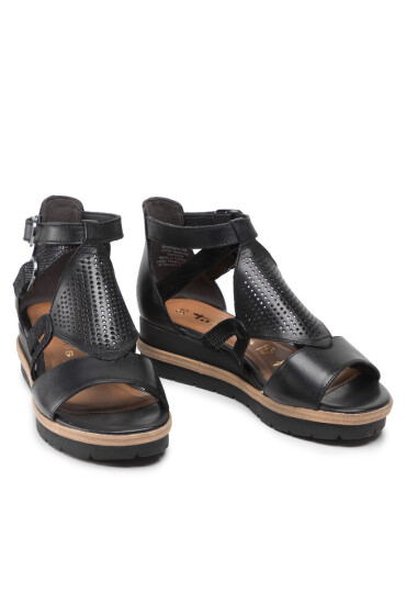 Tamaris Сандали 1-28221-28 Black/Struct. 027 - Mera.bg