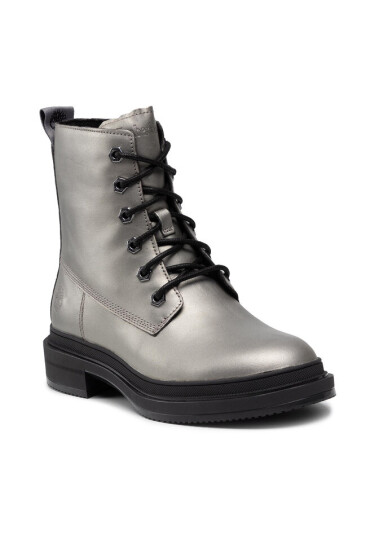 Timberland Боти Lisbon Lane Boot TB0A257VX691 Mdgry Metalfullgrain - Mera.bg