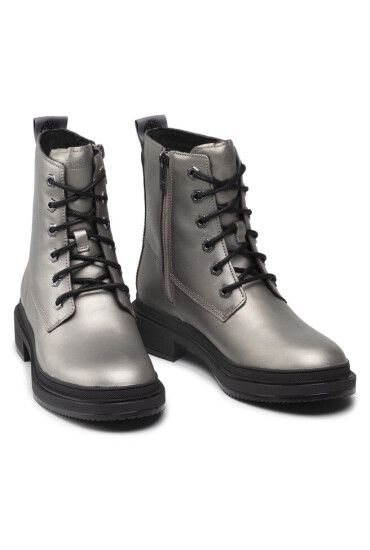 Timberland Боти Lisbon Lane Boot TB0A257VX691 Mdgry Metalfullgrain - Mera.bg
