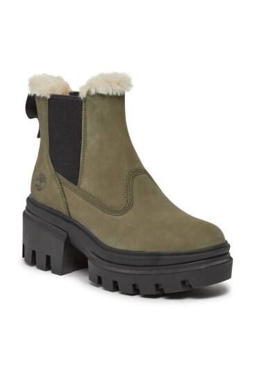 Timberland Боти Everleigh Bt Wrm Ln Chls TB0A5ZPG9911 Olive Nubuck - Mera.bg