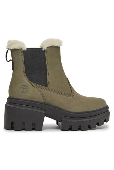 Timberland Боти Everleigh Bt Wrm Ln Chls TB0A5ZPG9911 Olive Nubuck - Mera.bg