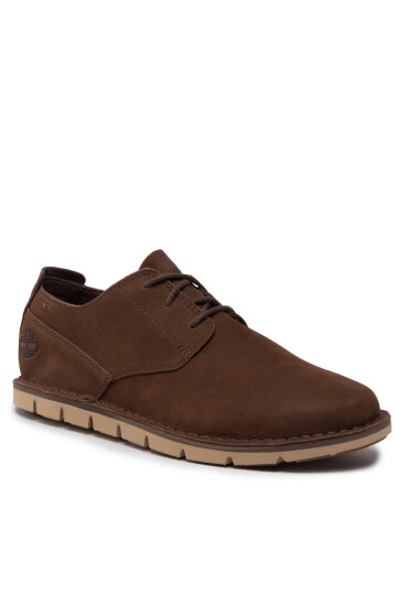 Timberland Обувки Tidelands Oxford TB0A21PS9311 Dark Brown Nubuck - Mera.bg