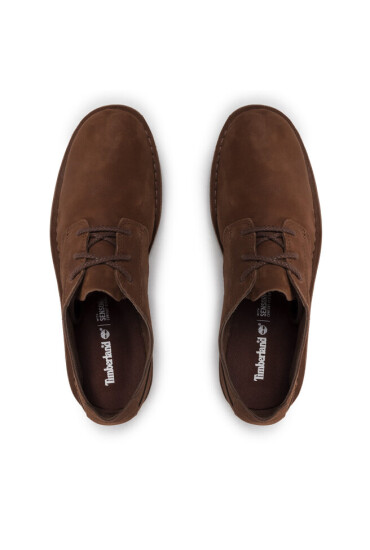 Timberland Обувки Tidelands Oxford TB0A21PS9311 Dark Brown Nubuck - Mera.bg