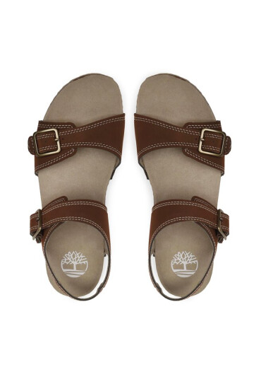 Timberland Сандали Castle Island 2 Strap TB0A5WGH9311 Кафяв - Mera.bg