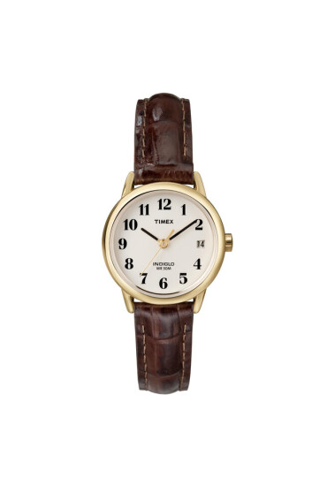 Timex Часовник Easy Reader T20071 Кафяв - Mera.bg