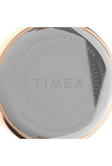 Timex Часовник City TW2V24600 Розово злато - Mera.bg