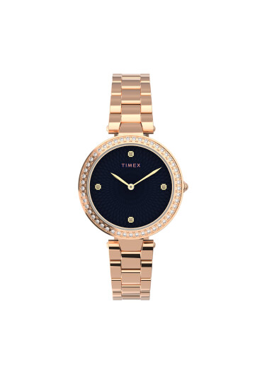 Timex Часовник City TW2V24600 Розово злато - Mera.bg