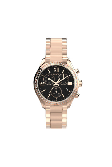 Timex Часовник Dress Chronograph TW2W20100 Розово злато - Mera.bg