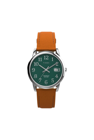 Timex Часовник Easy Reader Classic TW2W54600 Кафяв - Mera.bg