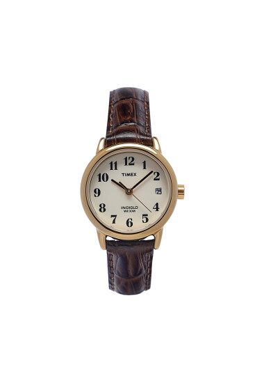 Timex Часовник Easy Reader T20071 Кафяв - Mera.bg