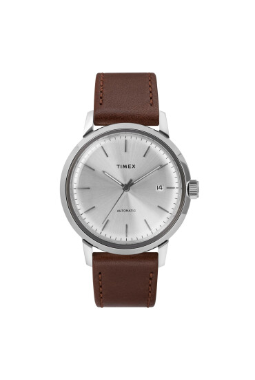 Timex Часовник Marlin Automatic TW2T22700 Кафяв - Mera.bg
