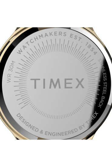 Timex Часовник Peyton TW2V06600 Black/Gold - Mera.bg
