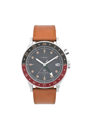 Timex Часовник TW2V74000 Кафяв - Mera.bg