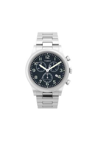 Timex Часовник Waterbury Traditional Chronograph TW2W48200 Сребрист - Mera.bg