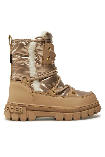 Tommy Hilfiger Апрески Fur Boot T3A5-33610-1695 M Бежов - Mera.bg