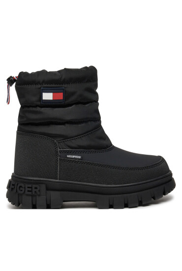Tommy Hilfiger Апрески Fur Boot T3X5-33715-1695 M Черен - Mera.bg