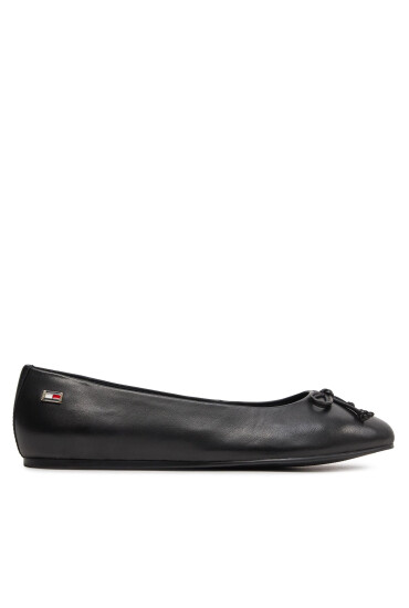 Tommy Hilfiger Балеринки Essential Chic Ballerina FW0FW08059 Черен - Mera.bg
